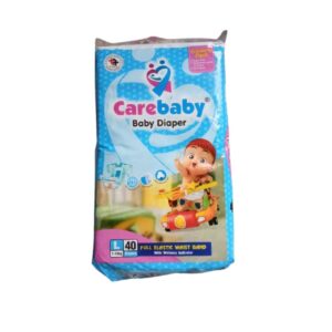 Care Baby Diaper Large (L) 7-15 kg – 40 Pieces | Soft & Absorbent for Comfort